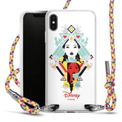 New Carry Case Transparent Stoff colourful/silber