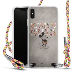 New Carry Case Transparent Stoff colourful/silber