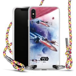 New Carry Case Transparent Stoff colourful/silber