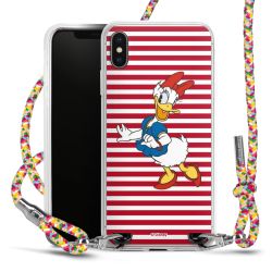 New Carry Case Transparent Stoff colourful/silber