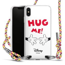 New Carry Case Transparent Stoff colourful/silber