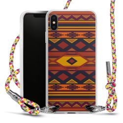 New Carry Case Transparent Stoff colourful/silber