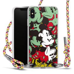 New Carry Case Transparent Stoff colourful/silber