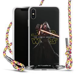 New Carry Case Transparent Stoff colourful/silber