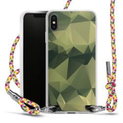 New Carry Case Transparent Stoff colourful/silber