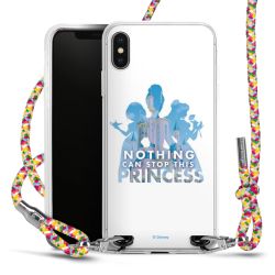 New Carry Case Transparent Stoff colourful/silber