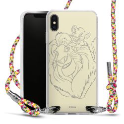 New Carry Case Transparent Stoff colourful/silber