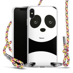 New Carry Case Transparent Stoff colourful/silber