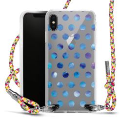 New Carry Case Transparent Stoff colourful/silber