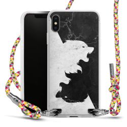 New Carry Case Transparent Stoff colourful/silber