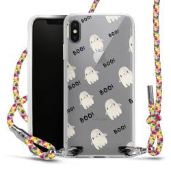 New Carry Case Transparent Stoff colourful/silber