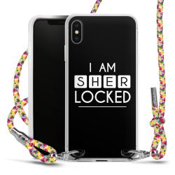 New Carry Case Transparent Stoff colourful/silber