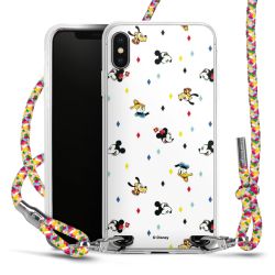 New Carry Case Transparent Stoff colourful/silber