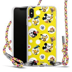 New Carry Case Transparent Stoff colourful/silber