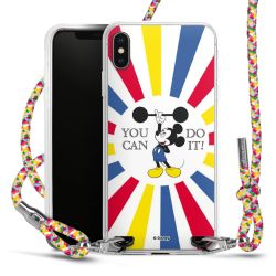 New Carry Case Transparent Stoff colourful/silber