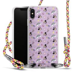 New Carry Case Transparent Stoff colourful/silber