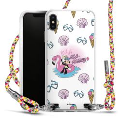 New Carry Case Transparent Stoff colourful/silber