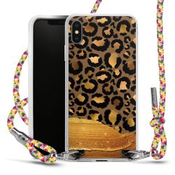 New Carry Case Transparent Stoff colourful/silber