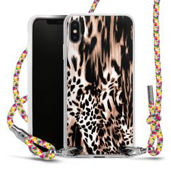 New Carry Case Transparent Stoff colourful/silber