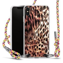 New Carry Case Transparent Stoff colourful/silber