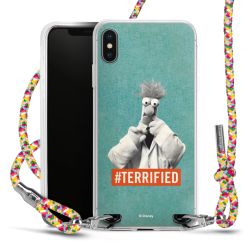 New Carry Case Transparent Stoff colourful/silber