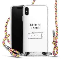 New Carry Case Transparent Stoff colourful/silber