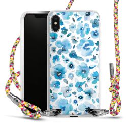 New Carry Case Transparent Stoff colourful/silber