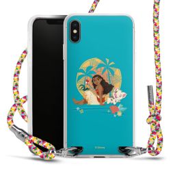 New Carry Case Transparent Stoff colourful/silber