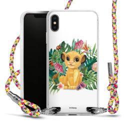 New Carry Case Transparent Stoff colourful/silber