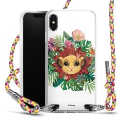 New Carry Case Transparent Stoff colourful/silber