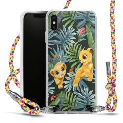 New Carry Case Transparent Stoff colourful/silber