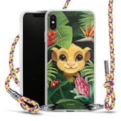 New Carry Case Transparent Stoff colourful/silber