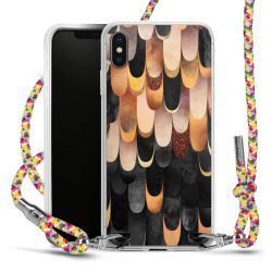 New Carry Case Transparent Stoff colourful/silber