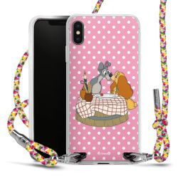 New Carry Case Transparent Stoff colourful/silber