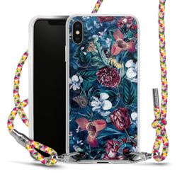 New Carry Case Transparent Stoff colourful/silber