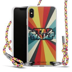 New Carry Case Transparent Stoff colourful/silber