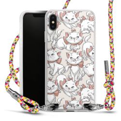 New Carry Case Transparent Stoff colourful/silber