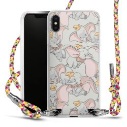 New Carry Case Transparent Stoff colourful/silber