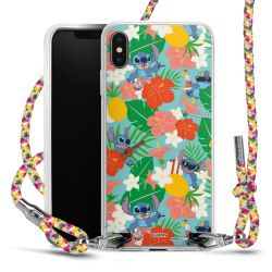 New Carry Case Transparent Stoff colourful/silber