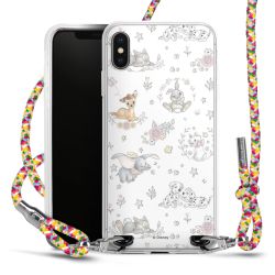 New Carry Case Transparent Stoff colourful/silber