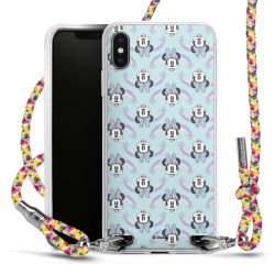 New Carry Case Transparent Stoff colourful/silber