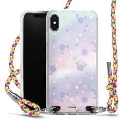 New Carry Case Transparent Stoff colourful/silber