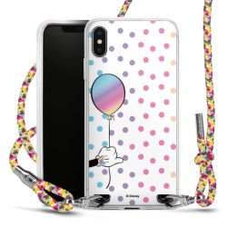 New Carry Case Transparent Stoff colourful/silber