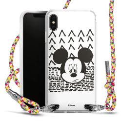 New Carry Case Transparent Stoff colourful/silber