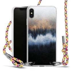 New Carry Case Transparent Stoff colourful/silber