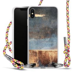 New Carry Case Transparent Stoff colourful/silber