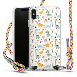 New Carry Case Transparent Stoff colourful/silber