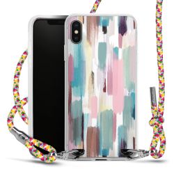 New Carry Case Transparent Stoff colourful/silber