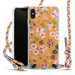 New Carry Case Transparent Stoff colourful/silber