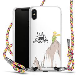 New Carry Case Transparent Stoff colourful/silber